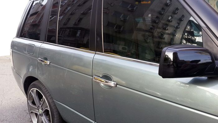 Хромированные Накладки на Ручки Дверей (4 шт, Нержавейка) для Range Rover III L322 2002-2012 гг