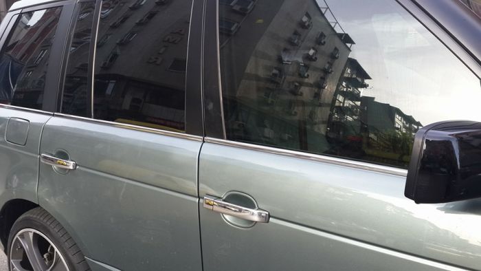 Хромированные Накладки на Ручки Дверей (4 шт, Нержавейка) для Range Rover III L322 2002-2012 гг