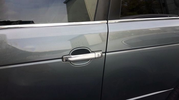 Хромированные Накладки на Ручки Дверей (4 шт, Нержавейка) для Range Rover III L322 2002-2012 гг