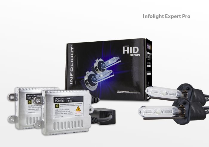 Комплект ксенона Infolight Expert Pro H1 4300K+обманка