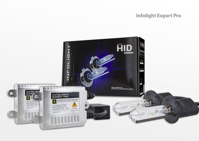 Комплект ксенона Infolight Expert Pro H3 6000К+обманка