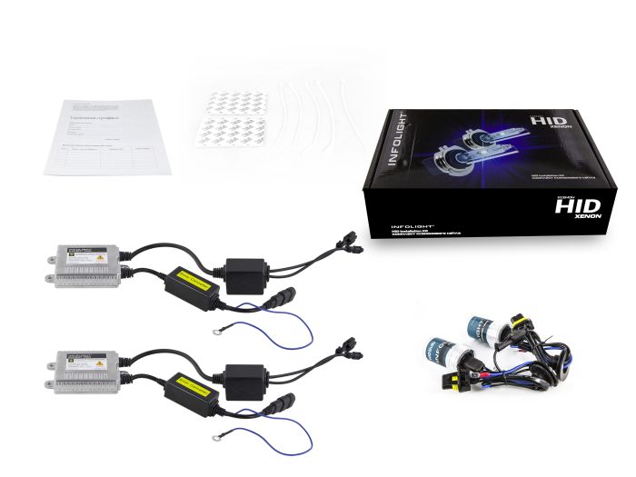 Комплект ксенона Infolight Expert Pro H3 4300К+обманка