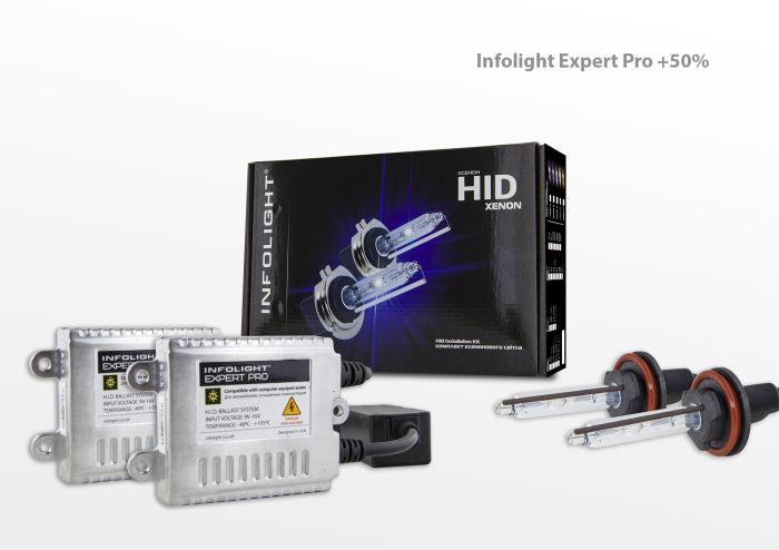 Комплект ксенона Infolight Expert Pro обманка H11 5000K+50%