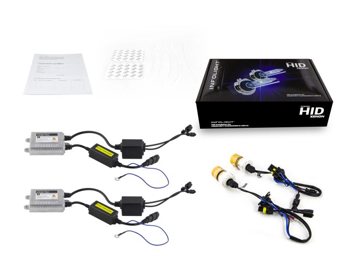 Комплект ксенона Infolight Expert Pro обманка HВ3 9005 4300K+50%