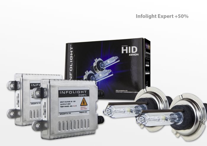 Комплект ксенона Infolight Expert +50% H7 4300K