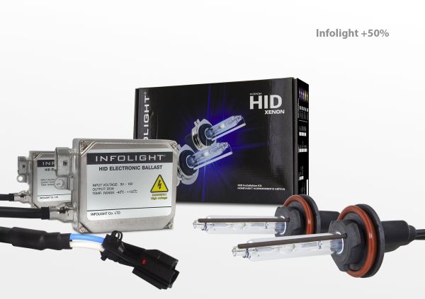 Комплект ксенона Infolight +50% H11 6000K