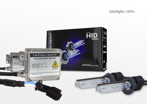 Комплект ксенона Infolight +50% H1 6000K