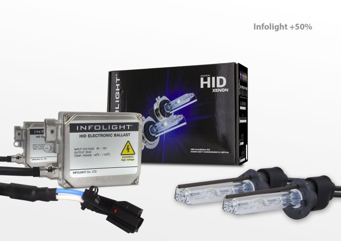 Комплект ксенона Infolight +50% H1 6000K