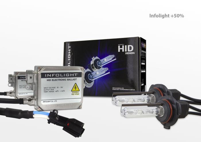 Комплект ксенона Infolight +50% HB4(9006) 6000K