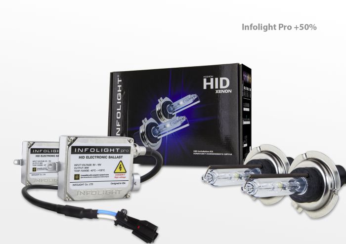 Комплект ксенона Infolight Pro +50% H7 5000K