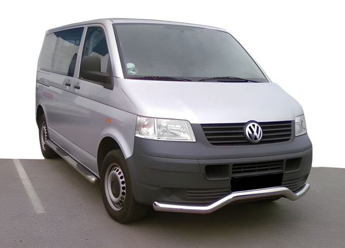 Передняя защита Wave ST007 (нержавейка) для Volkswagen T5 Transporter 2003-2010 гг