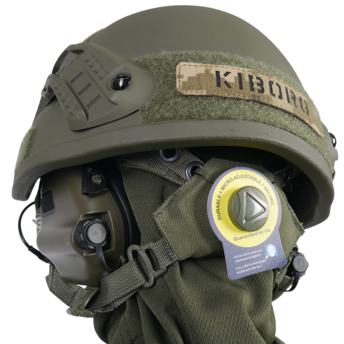 Комплект шлем Mich PE + наушники EARMOR M32 PLUS с универсальным креплением