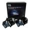 Комплект Bi-LED линз Audi A6 C6 Рестайлинг (Xenon без AFS) 2009-2011 EA Light X10 82W с переходными рамками