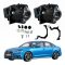 Комплект Bi-LED линз Audi A6 C7 Facelift (LED Type) 2015-2018 EA Light X13 95W с переходными рамками