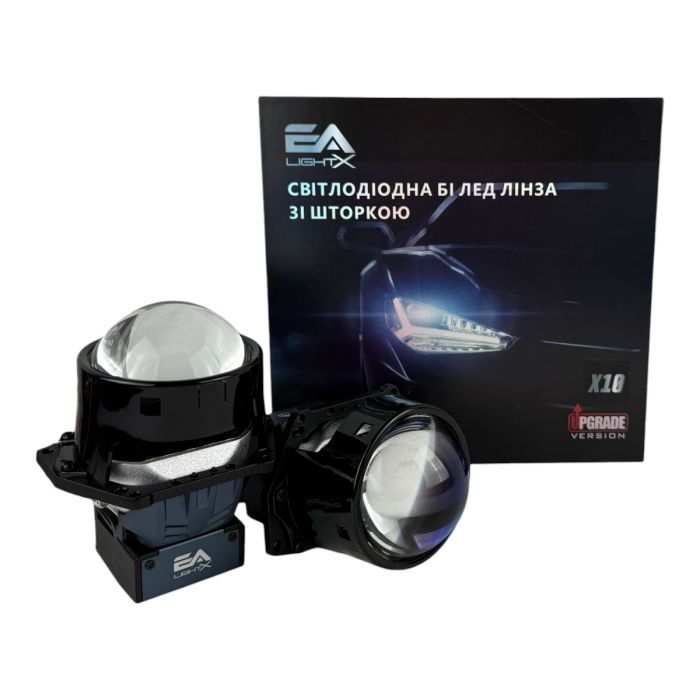 Комплект Bi-LED линз Audi Q3 (8U) 2011-2015 EA Light X  X10 82W с переходными рамками