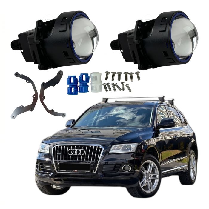 Комплект Bi-LED линз Audi Q5 (AFS) 2015-2018 EA Light X  X11 80W с переходными рамками