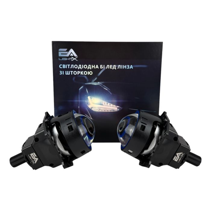 Комплект Bi-LED линз Audi Q7 (4L) 2014-2015 EA Light X X11 80W с переходными рамками