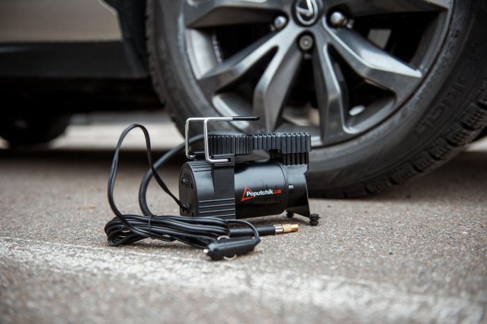Автокомпресор 35л/хв Poputchik 7 АТМ/100PSI