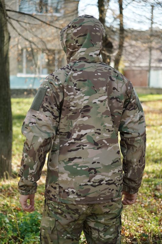 Куртка Windproof Softshell ветрозащитная, водостойкая, флис 320 г/м²