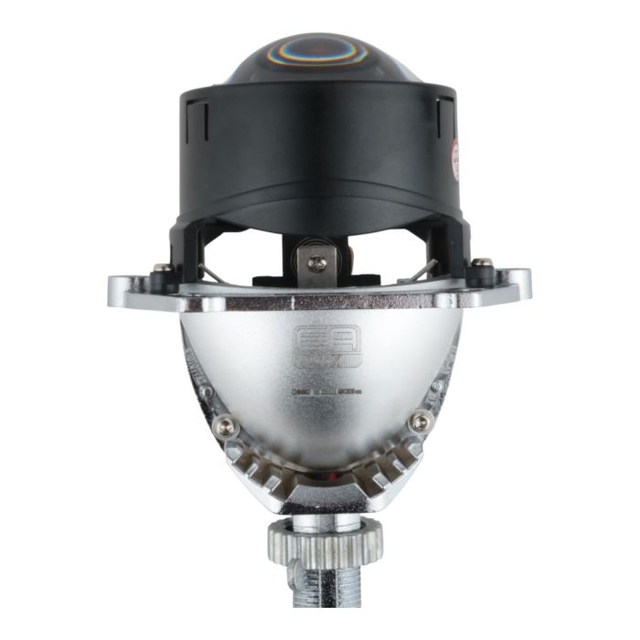 LED би-линза 2.5" X2 40/50W 12V 5500K CSP — компактная автолинза с ярким ближним и дальним светом