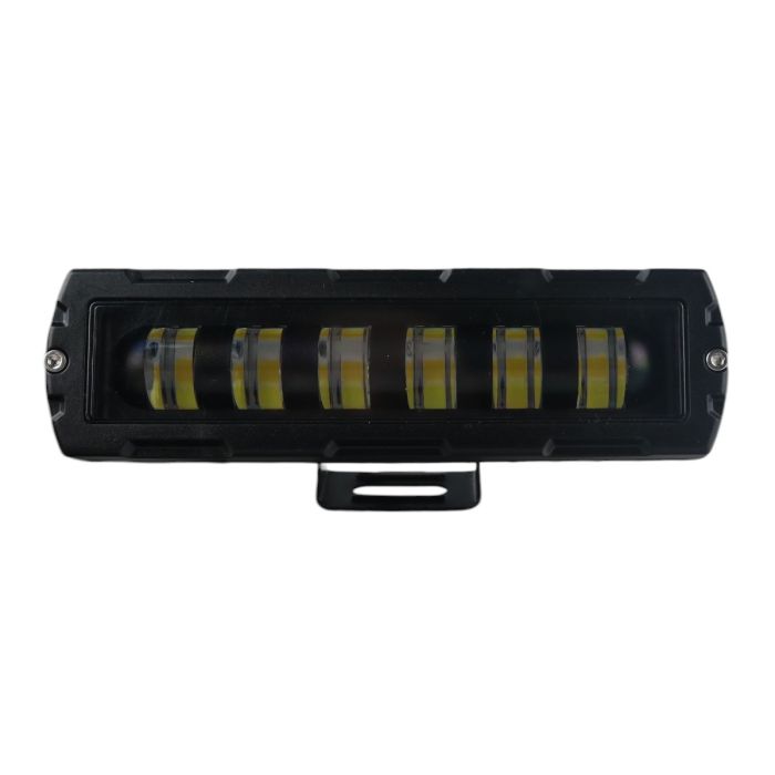 LED фара ближнего света с габаритом 160х45 мм W09 (двухцветная бело-желтая, балка)
