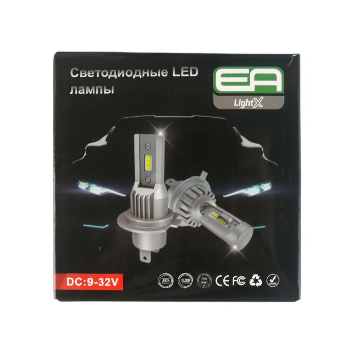 LED лампы H7 W1 EA light X 10000Lm 5000K светодиодные автомобильные для фар головного света 9-32V
