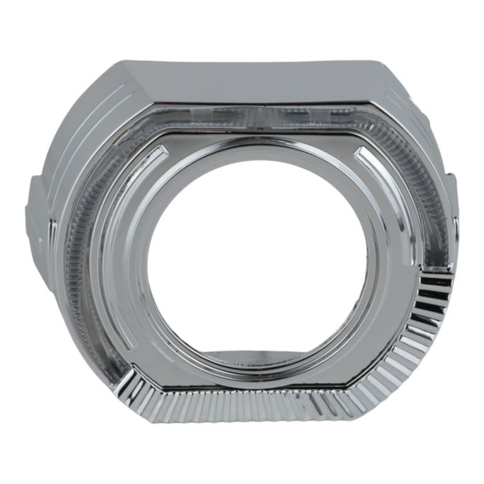 Маска для линз 3" BMW Sport подковая с габаритом и поворотом — декоративная маска фар для би-ксеноновых линз 3 дюйма.