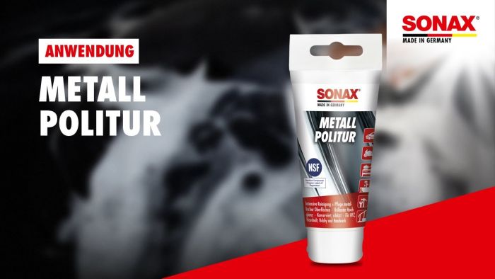 Очисник-поліроль для металу 75 мл SONAX Metal Polish (204000)