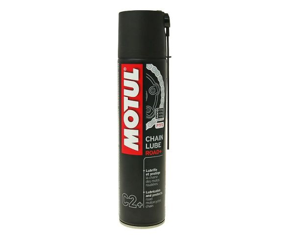 Смазка цепи Motul C2+ Chain Lube Road+ (400мл) Clear