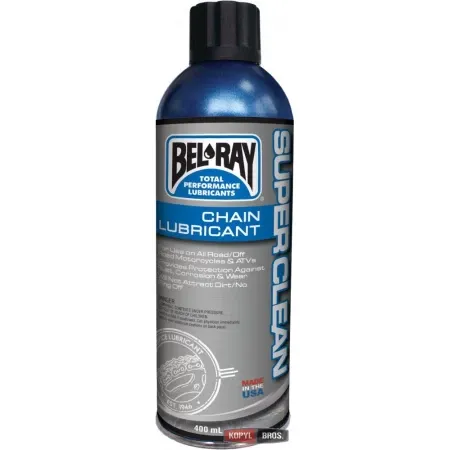 Смазка цепи Bel-Ray Super Clean Chain Lube (400мл) White