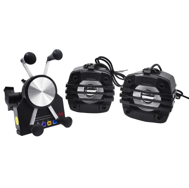 Мотоакустика з Тримачем телефону, USB, Bluethooth, 2x20W