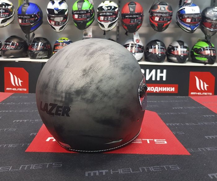 Мотошолом LAZER OROSHI Cafe Racer Matt Alu Brushed L