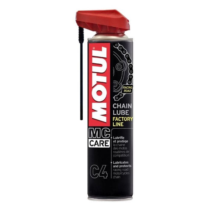 Смазка цепи Motul C4 Chain Lube Factory Line (400мл) White