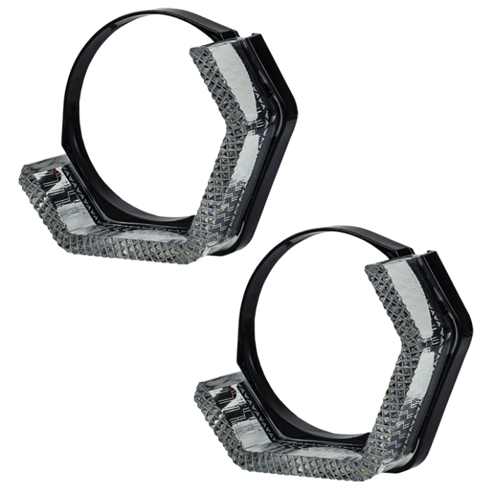 Маска декоративна для автомобільних фар DriveX MS i8-V30 APP 3.0" DRL RGB к-т.  з вбудованою підсвіткою