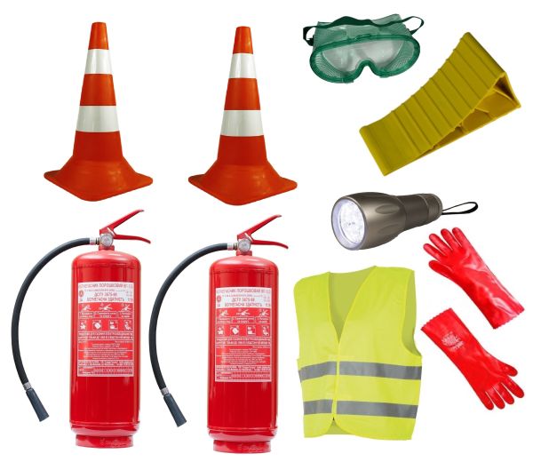 Набір для перевезення небезпечних вантажів ADR з конусами понад 7,5 т