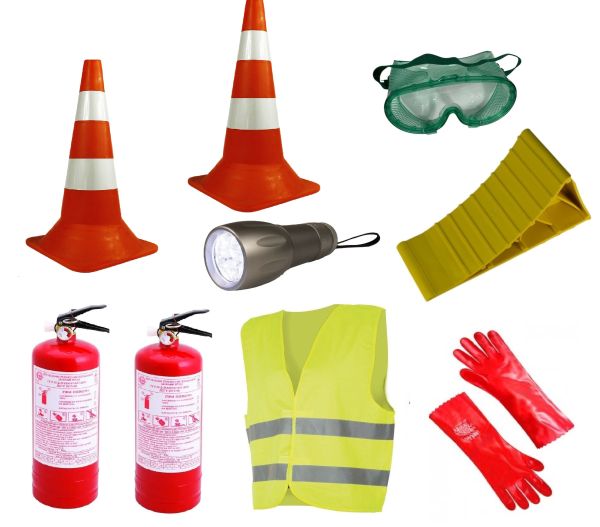 Набір для перевезення небезпечних вантажів ADR з конусами до 3,5 т