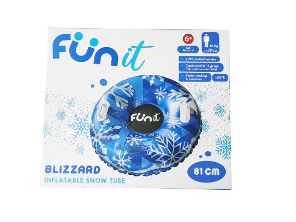 Надувний тюбінг "BLIZZARD" 81 см, синій