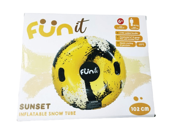 Надувний тюбінг "SUNSET" 102 см, жовтий