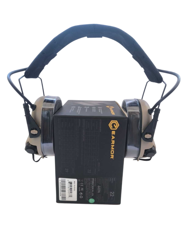 Тактические наушники EARMOR M31 PLUS Койот