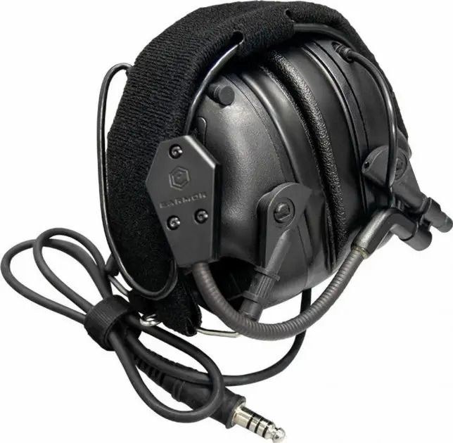 Тактические наушники EARMOR M32 с универсальным креплением Черный