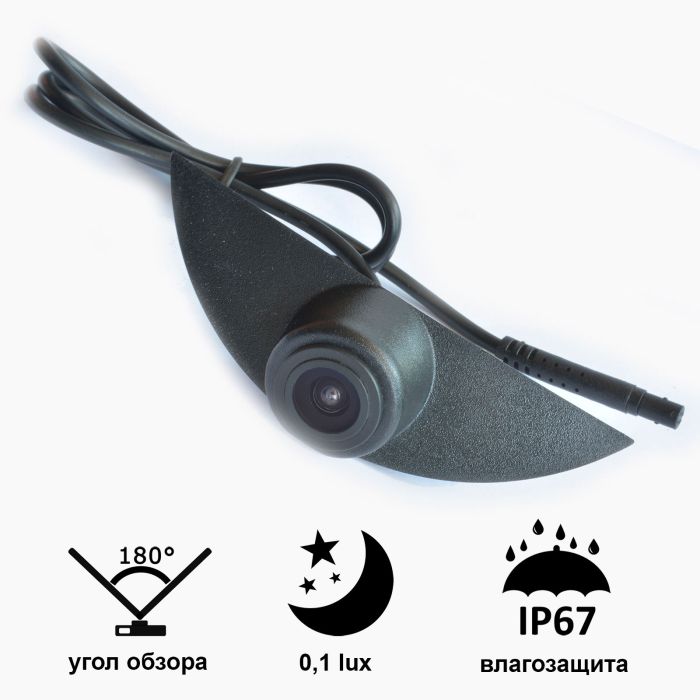 Камера "Prime-X" B8019W з широким кутом огляду NISSAN Qashqai.