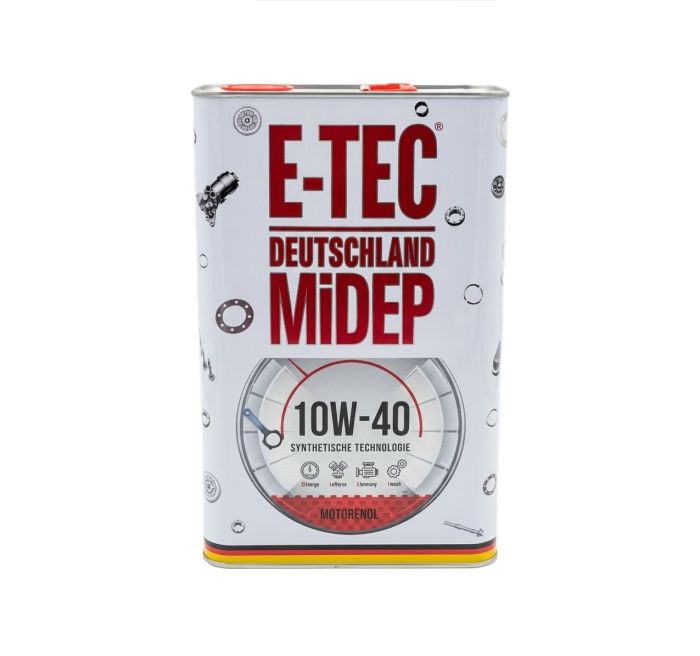 Олива моторна напівсинтетична E-TEC 10W40 ASM  4л