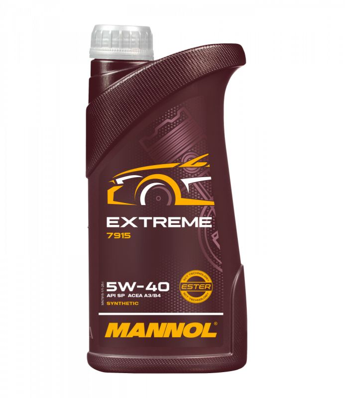 Олива моторна синтетична MANNOL 5W-40 Extreme / 7915 1л