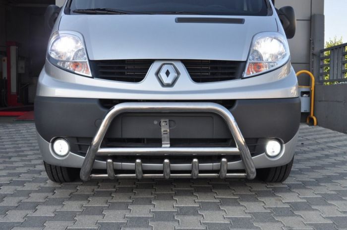 Кенгурятник WT003 (нержавейка) для Nissan Primastar 2002-2014 гг