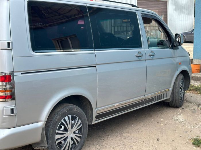 Окантовка Окон (2 шт., Нержавеющая Сталь) OmsaLine - Итальянская Нержавейка для Volkswagen T5 Transporter 2003-2010 гг