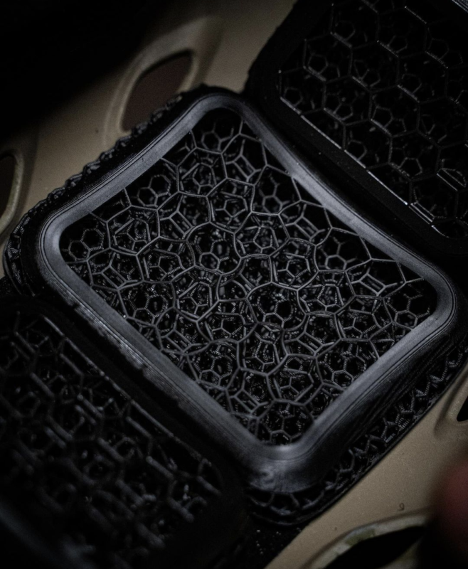 Подушки для баллистического шлема из полимерной смолы Micro Latice 3D