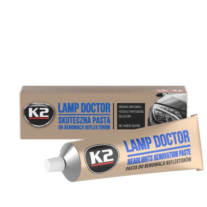 Поліроль-відновлювач для фар K2 Lamp Doctor K20108 / L3050 60мл
