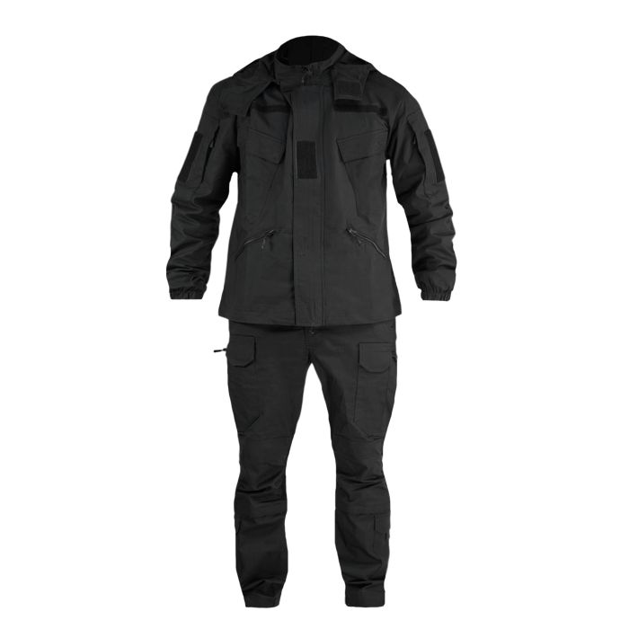 Полевой костюм FS Stretch-RipStop (китель и брюки) для ВСУ — черный