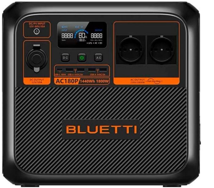 Портативна зарядна станція BLUETTI AC180P 1800W / 1440Wh