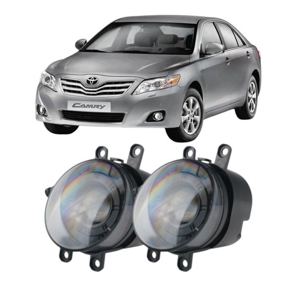 Противотуманные LED фары Toyota Camry 40 2006-2011 JR-W-13 Lensa 50W с СТГ / Тойота Кемри 40